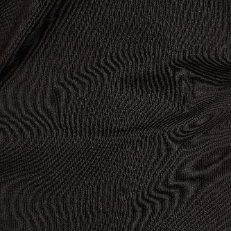 G-Star RAW® Sudadera Vim Loose Negro fabric shot