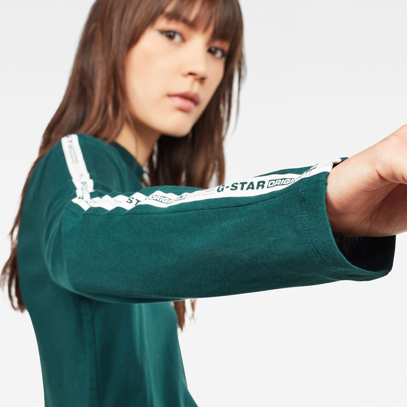 G-Star RAW® Top Ilou Verde detail shot