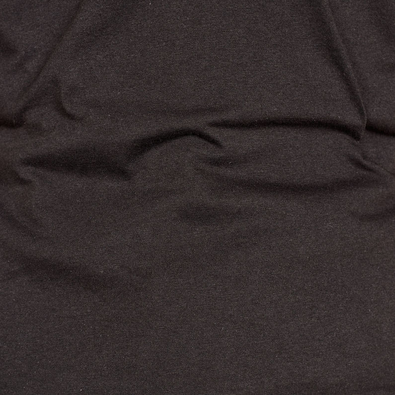 G-Star RAW® Dence 1 T-shirt Zwart fabric shot
