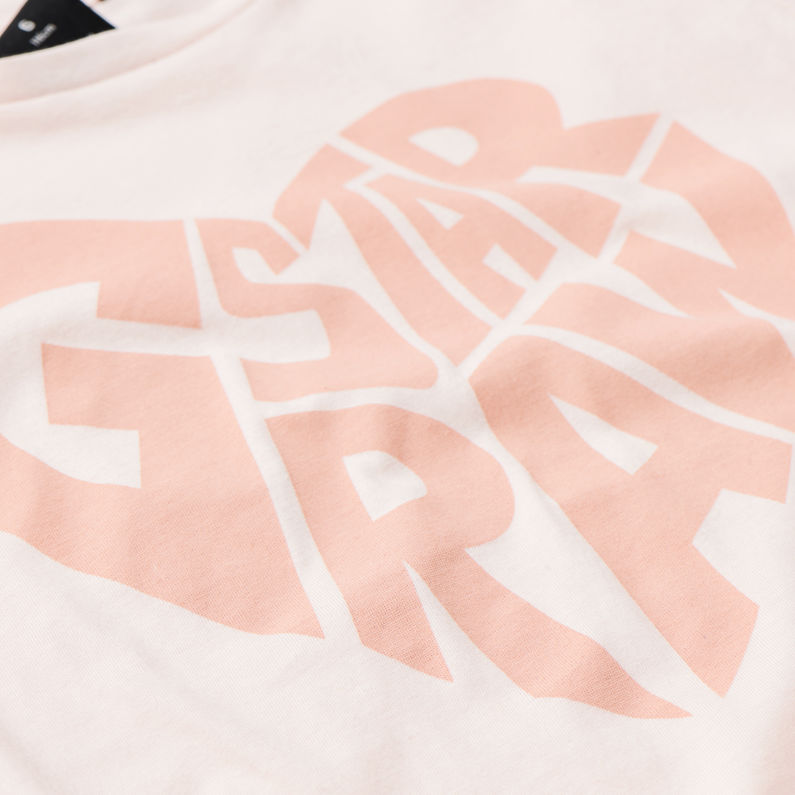 G-Star RAW® T-Shirt Pink detail shot