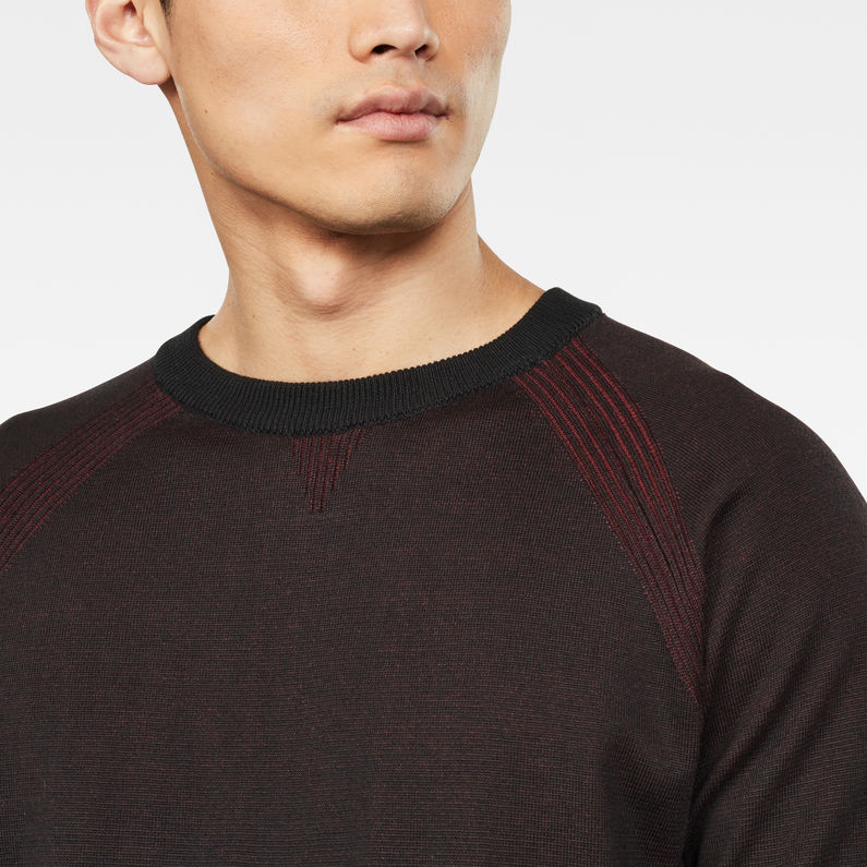 G-Star RAW® Jersey Core Straight Knitted Rojo detail shot