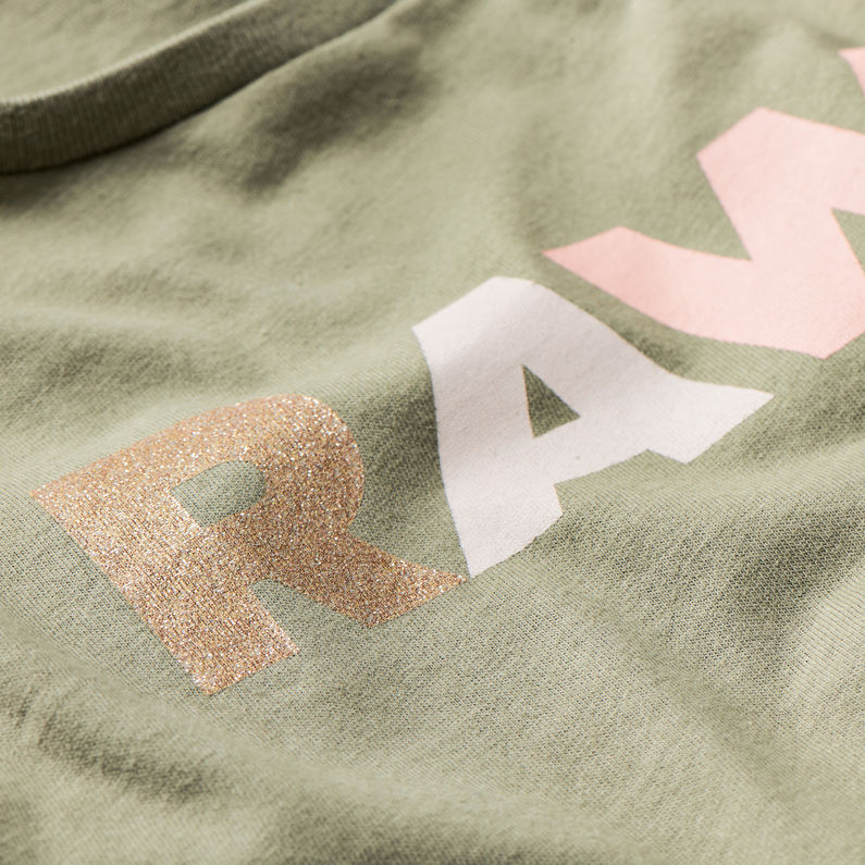 G-Star RAW® T-Shirt 緑 detail shot