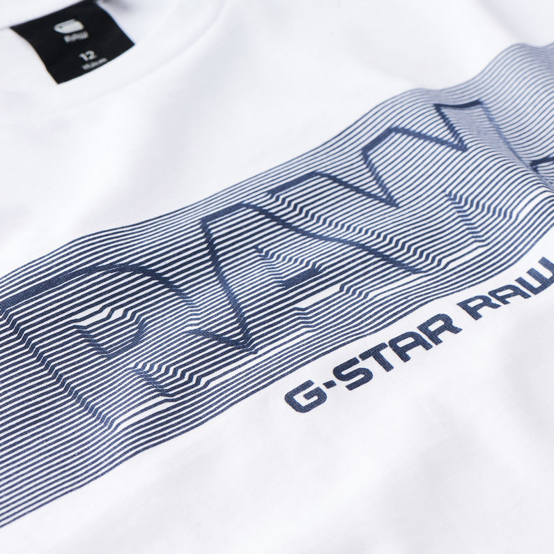 G-Star RAW® T-Shirt Blanc detail shot