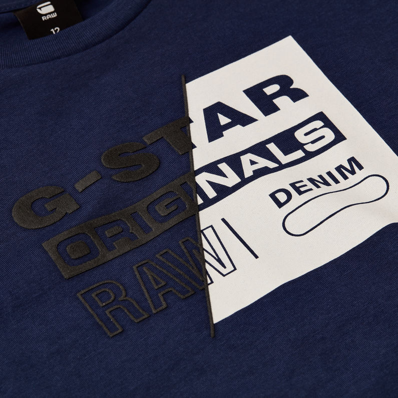 G-Star RAW® T-Shirt Dark blue detail shot
