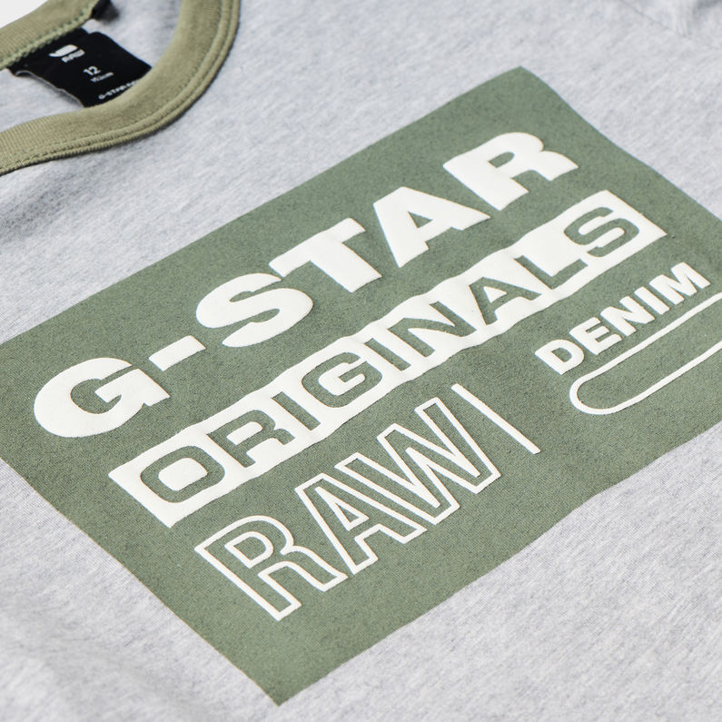 G-Star RAW® T-Shirt Gris detail shot
