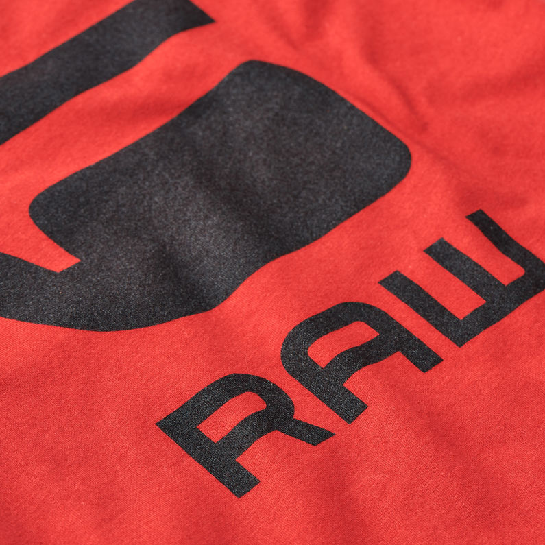 G-Star RAW® T-Shirt Red detail shot