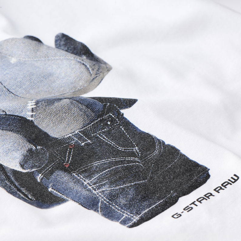 G-Star RAW® T-Shirt White detail shot