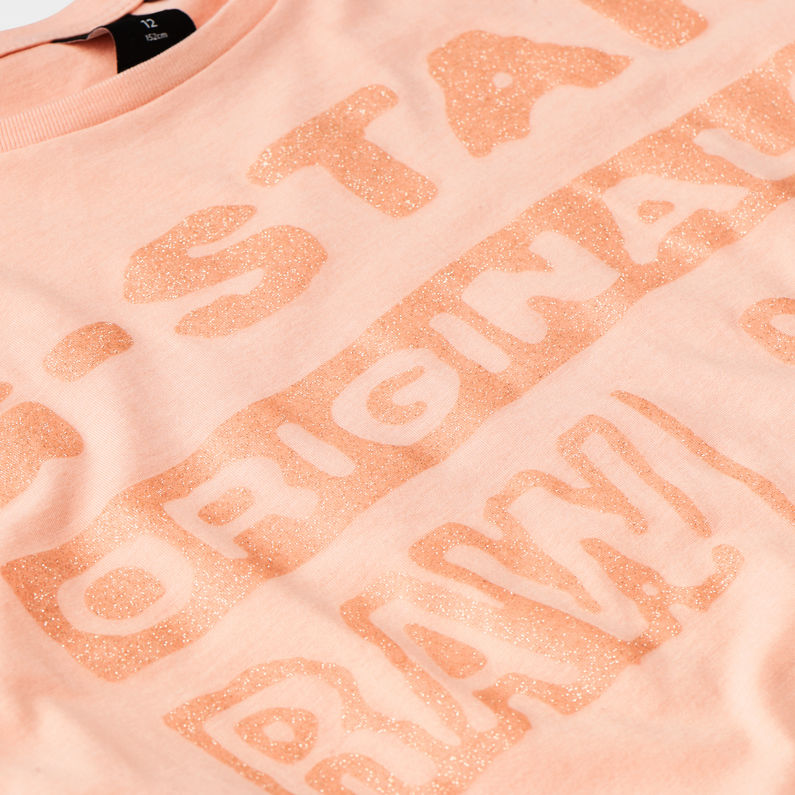 G-Star RAW® T-Shirt Pink detail shot