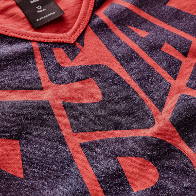 G-Star RAW® T-Shirt Rouge detail shot