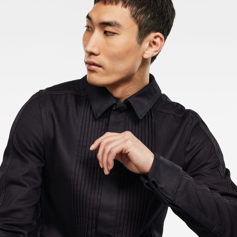G-Star RAW® Surchemise GSRR Pati Bleu foncé detail shot