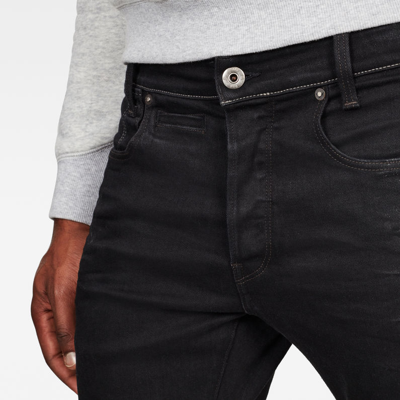 G-Star RAW® D-Staq Pop 5 Pockets Slim Jeans Black detail shot