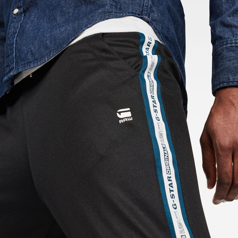 G-Star RAW® Alchesai Slim Tapered Sweatpants ブラック detail shot