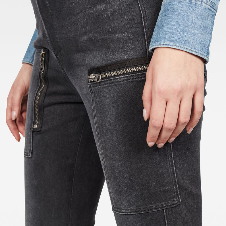 G-Star RAW® Jean G-Star Shape Powel High Super Skinny Gris