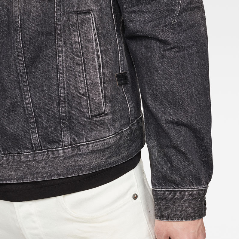G-Star RAW® Arc 3D Slim Jacke Schwarz detail shot