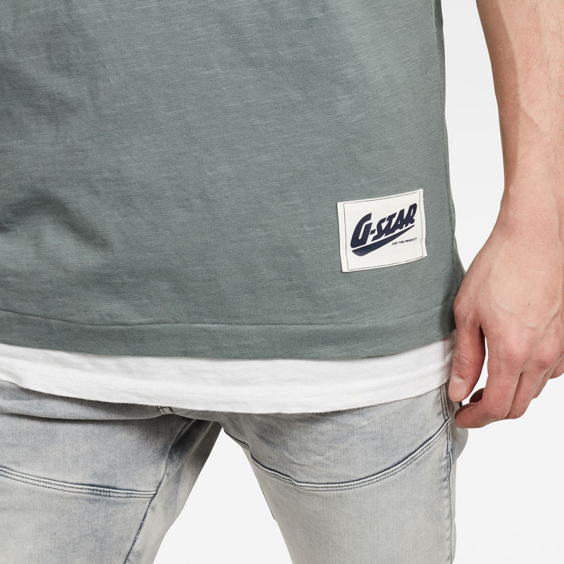 G-Star RAW® Contrast Pocket T-Shirt 緑 detail shot