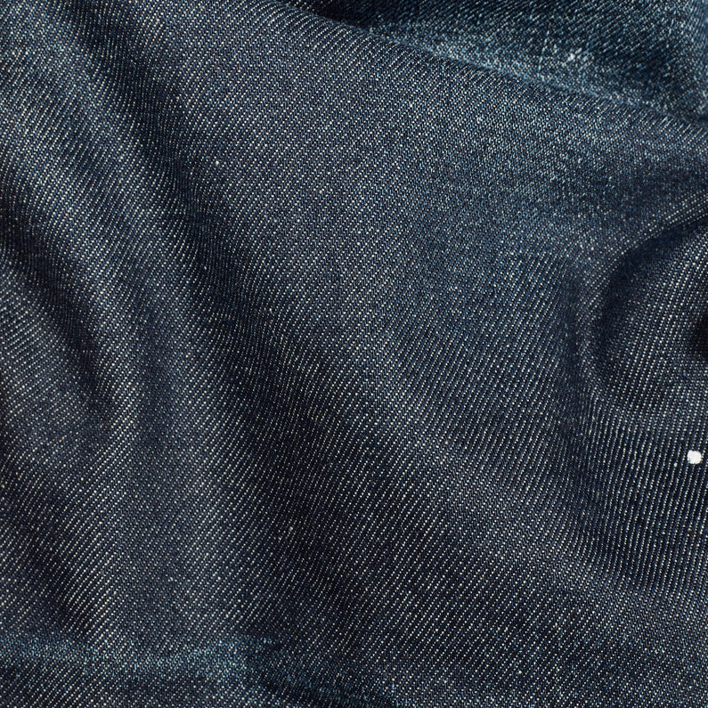 G-Star RAW® Jean Morry 3D Relaxed Tapered Selvedge Bleu foncé fabric shot