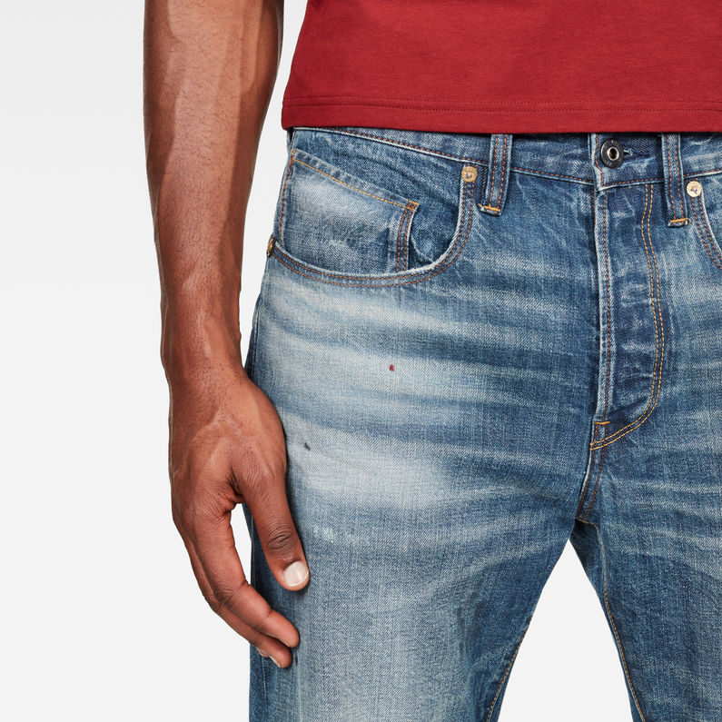 G-Star RAW® 5650 3D Relaxed Tapered ミディアムブルー detail shot