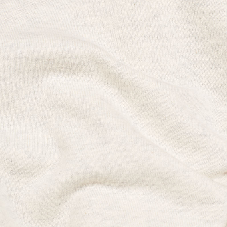 G-Star RAW® Boyfriend Diamond Line Graphic Hooded Pullover Weiß fabric shot
