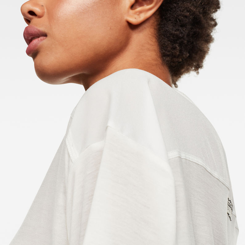 G-Star RAW® Weir Utility Loose Top Beige detail shot