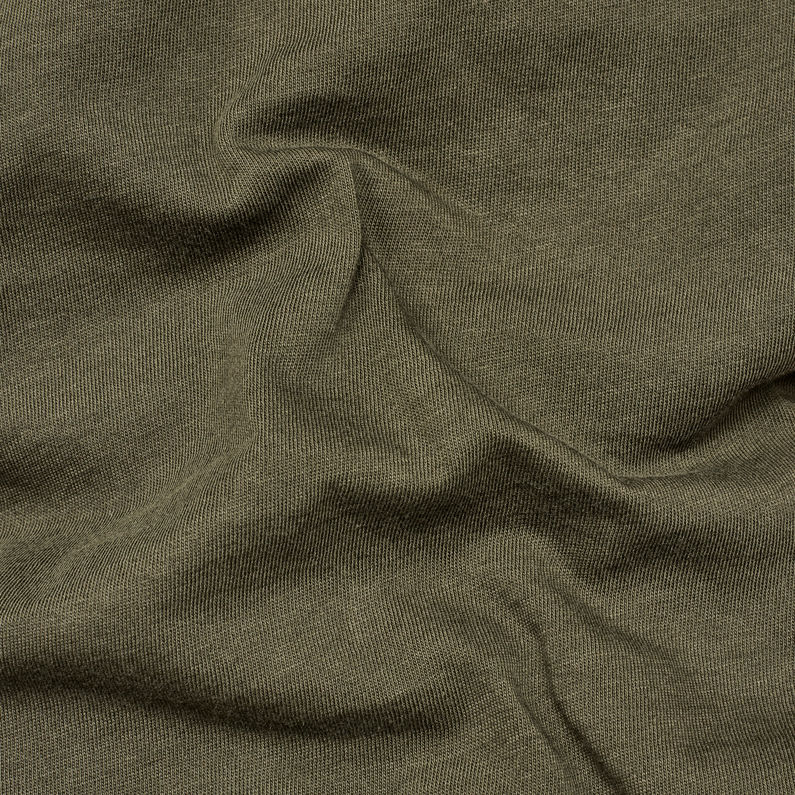 G-Star RAW® Mysid Optic Slim GR Calli Top Green fabric shot