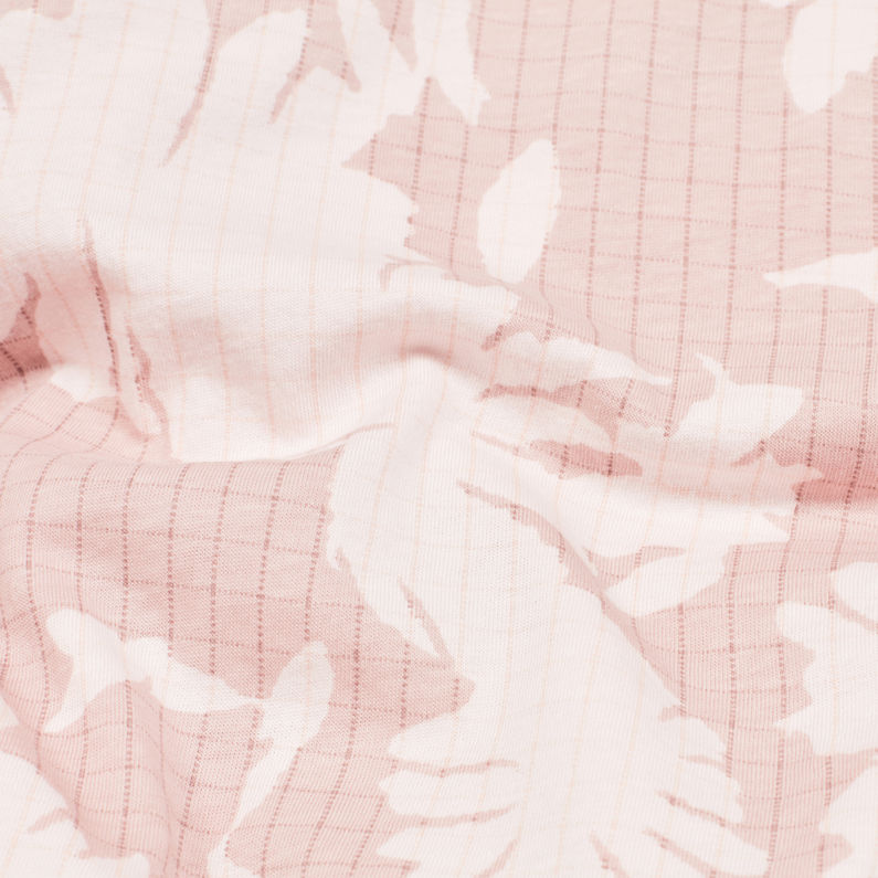 G-Star RAW® Gyre Allover Top Pink fabric shot