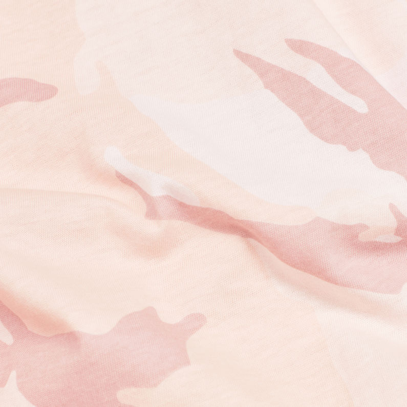 G-Star RAW® Gyre Allover Top Pink fabric shot