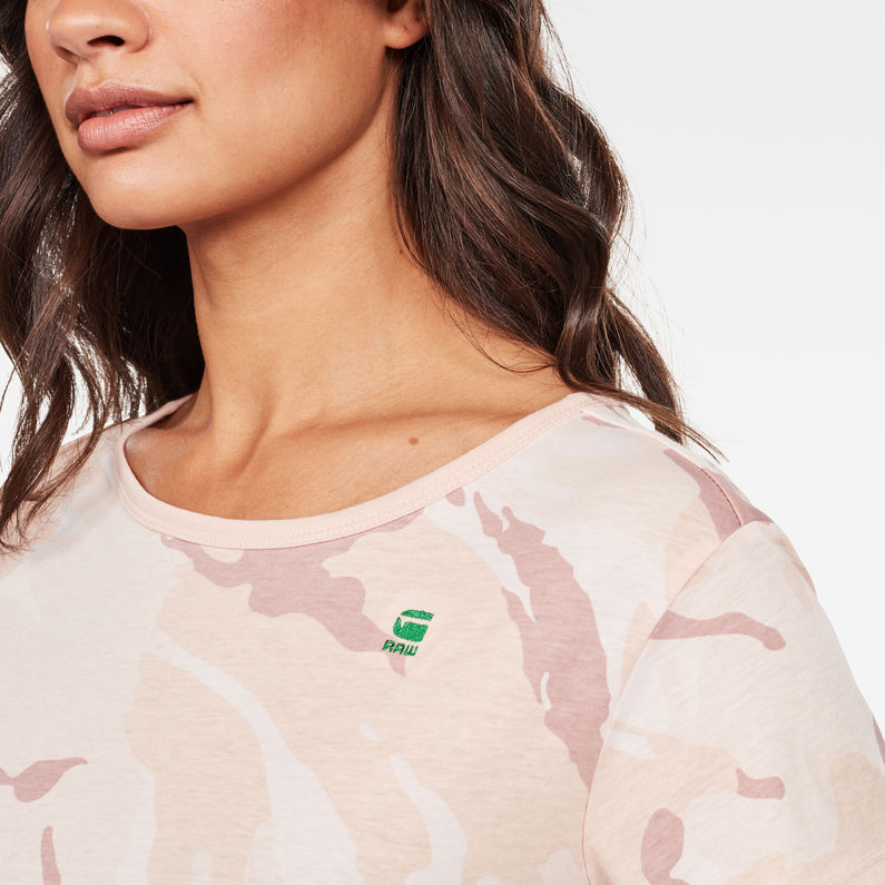 G-Star RAW® Gyre Allover Top Pink detail shot