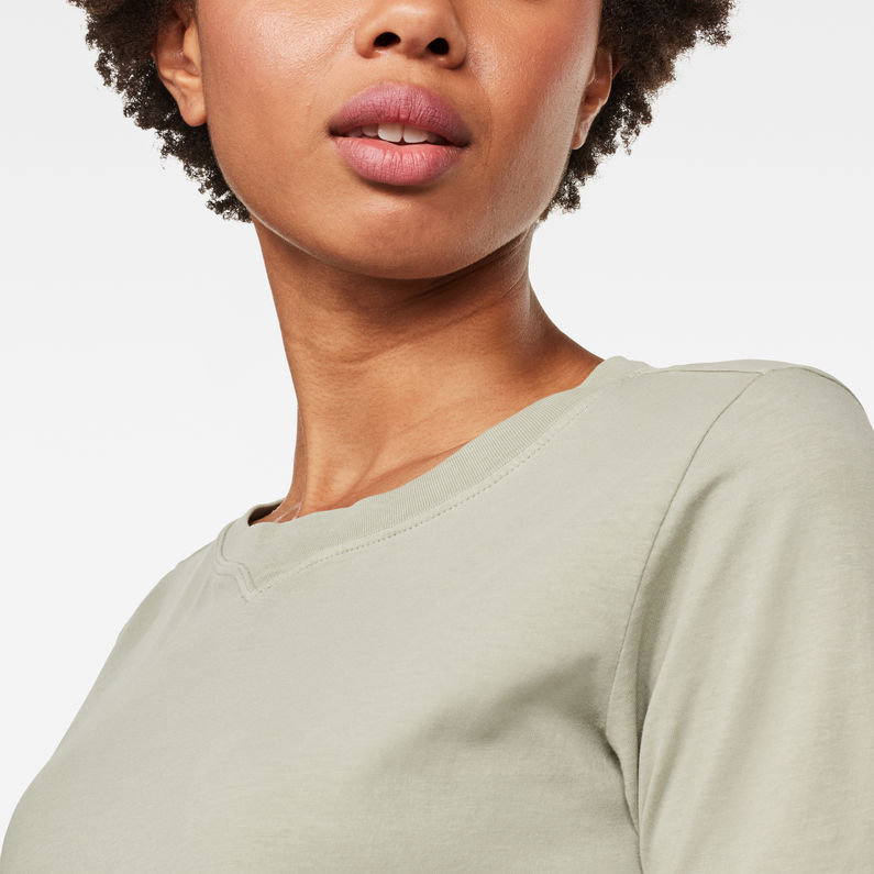 G-Star RAW® Mysid Recycle Dye Optic Slim Top Green detail shot
