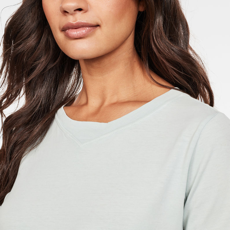 G-Star RAW® Mysid Recycle Dye Optic Slim Top Green detail shot