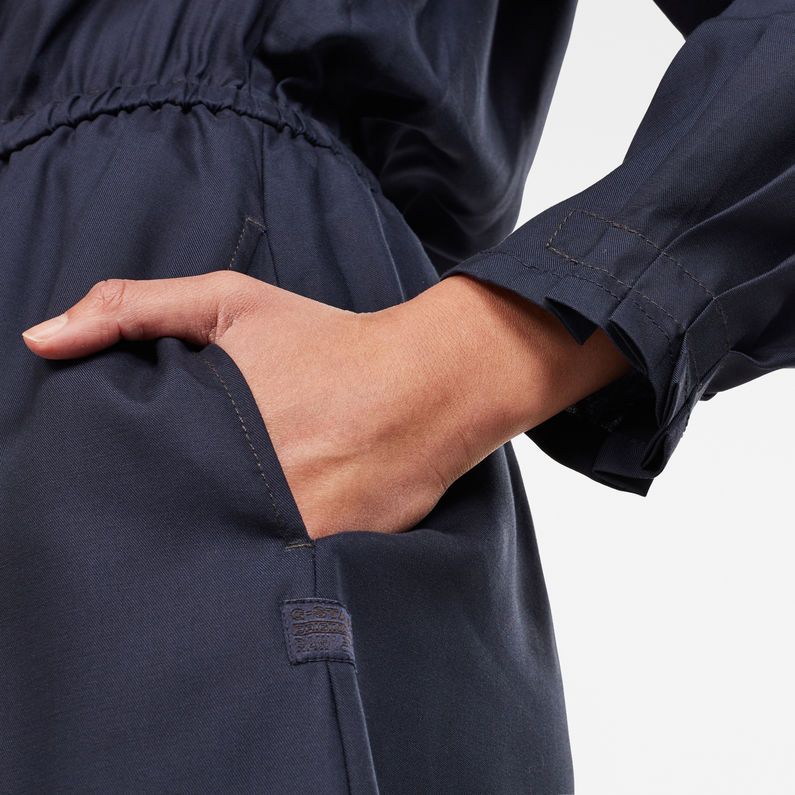 G-STAR® Ogee straight flare dress l\s Dark blue