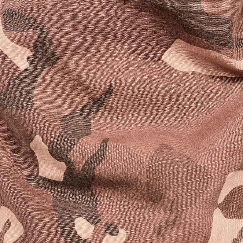 G-Star RAW® Army Radar Mid Shorts Brown fabric shot