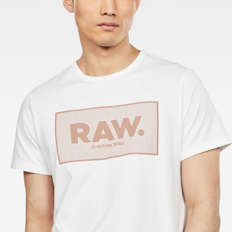 G-Star RAW® Boxed GR T-Shirt White detail shot