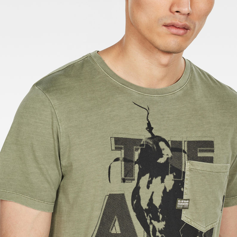 G-STAR® Bird Pocket GR T-Shirt Green