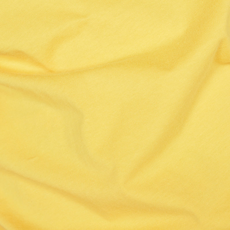 G-Star RAW® T-shirt Boxed GR Jaune fabric shot