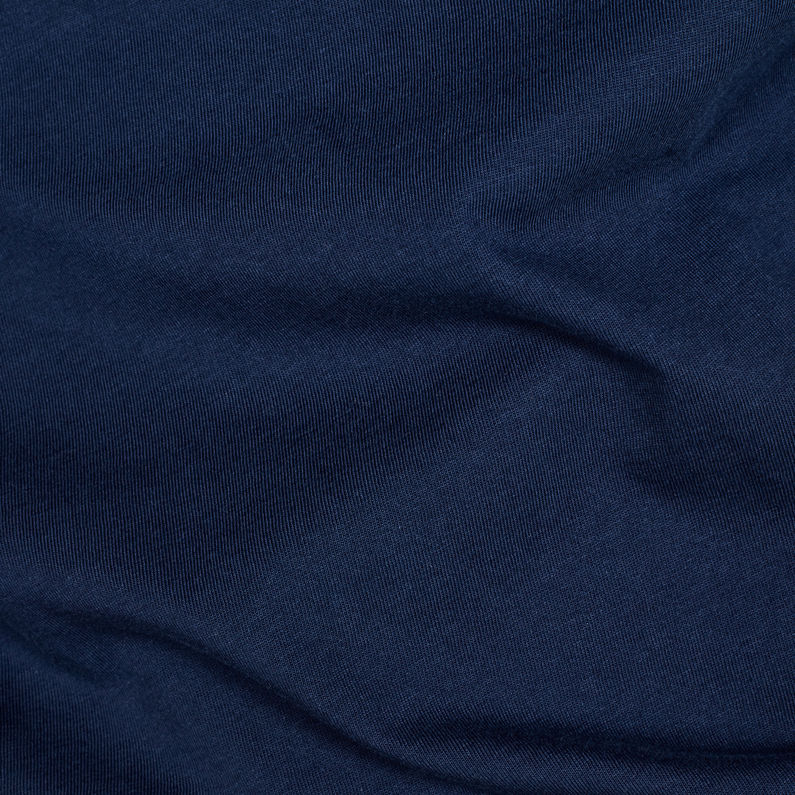G-Star RAW® T-shirt Boxed GR Bleu foncé fabric shot
