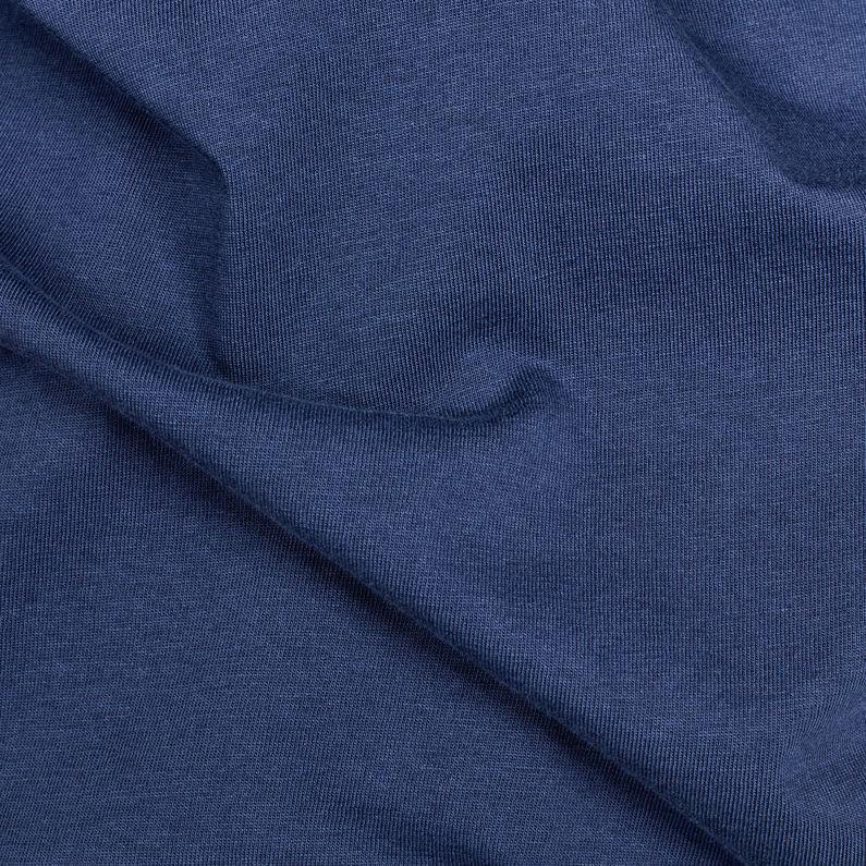 G-Star RAW® Sleeve Shield Print T-Shirt Dark blue fabric shot