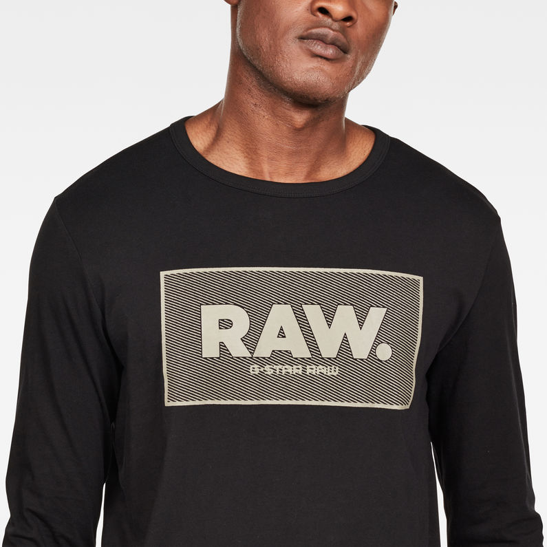 G-Star RAW® Boxed GR T-Shirt Black detail shot
