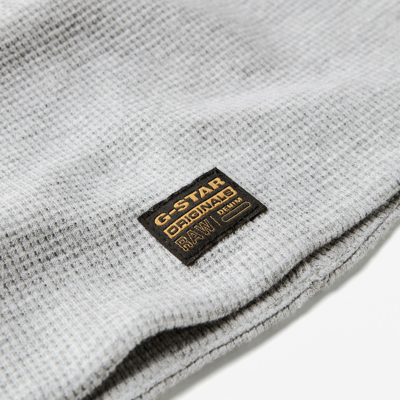 G-Star RAW® Dast Beanie Grey detail shot buckle