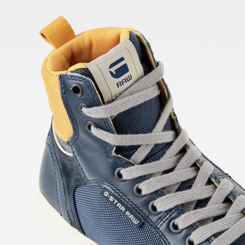 G-Star RAW® Mimemis Mid Sneaker Mittelblau detail