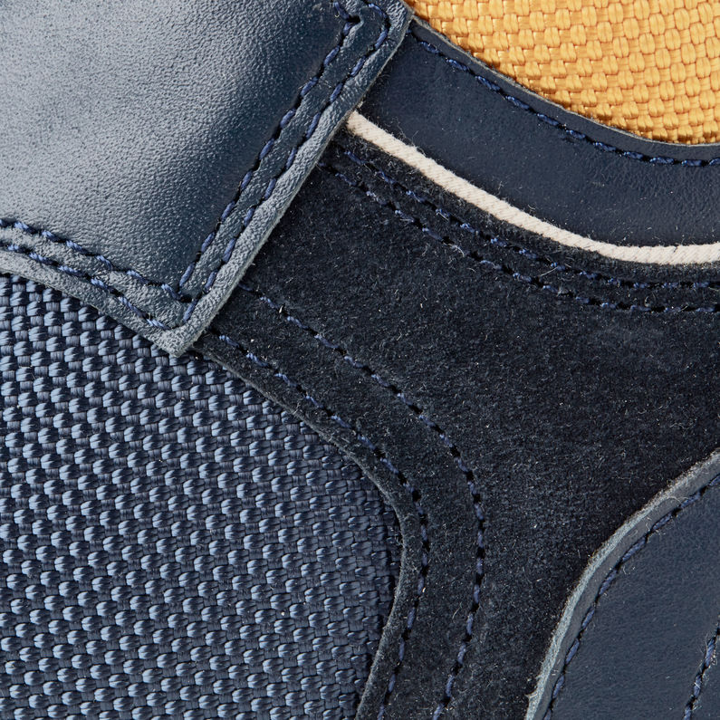 G-STAR® Mimemis Mid Sneakers Midden blauw fabric shot