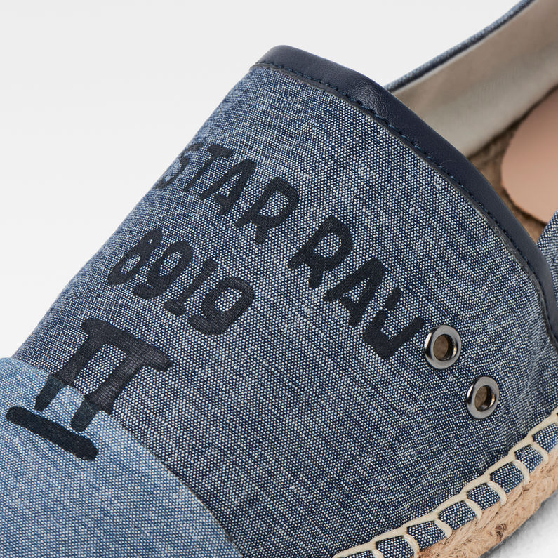 G-Star RAW® Base Denim Espadrille Dark blue detail