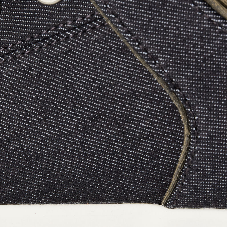 G-STAR® Rackam Tendric Denim Sneaker Schwarz fabric shot