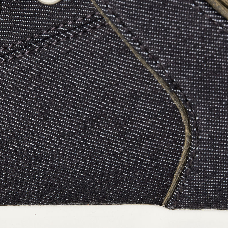 G-Star RAW® Rackam Tendric Denim Sneakers Black fabric shot