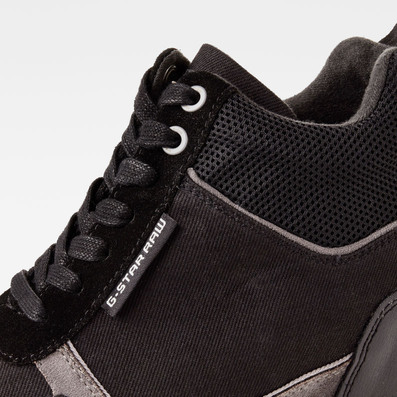 G-STAR® Boxxa Wedge Schuh Schwarz detail