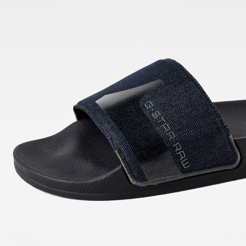 G-STAR® Croncy Slippers Donkerblauw detail