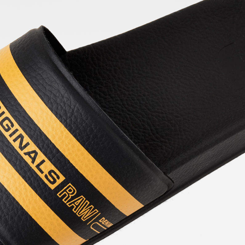 G-Star RAW® Cart Slide IV Noir detail