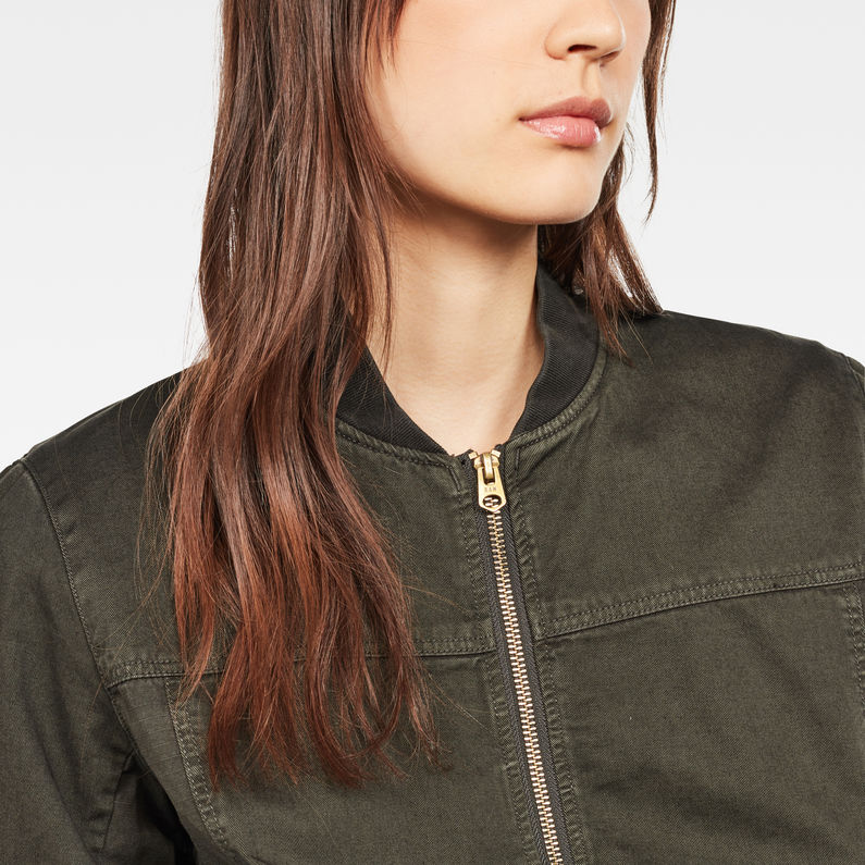 G-STAR® Chopper Slim Bomberjacke Grau detail shot