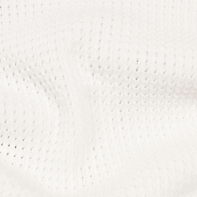 G-Star RAW® Sweat Meshi Knitted Beige fabric shot