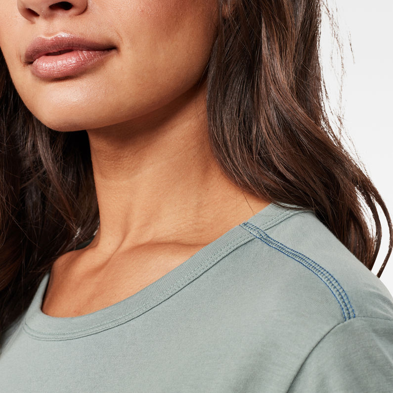 G-Star RAW® Raw Cut & Sew Top Green detail shot