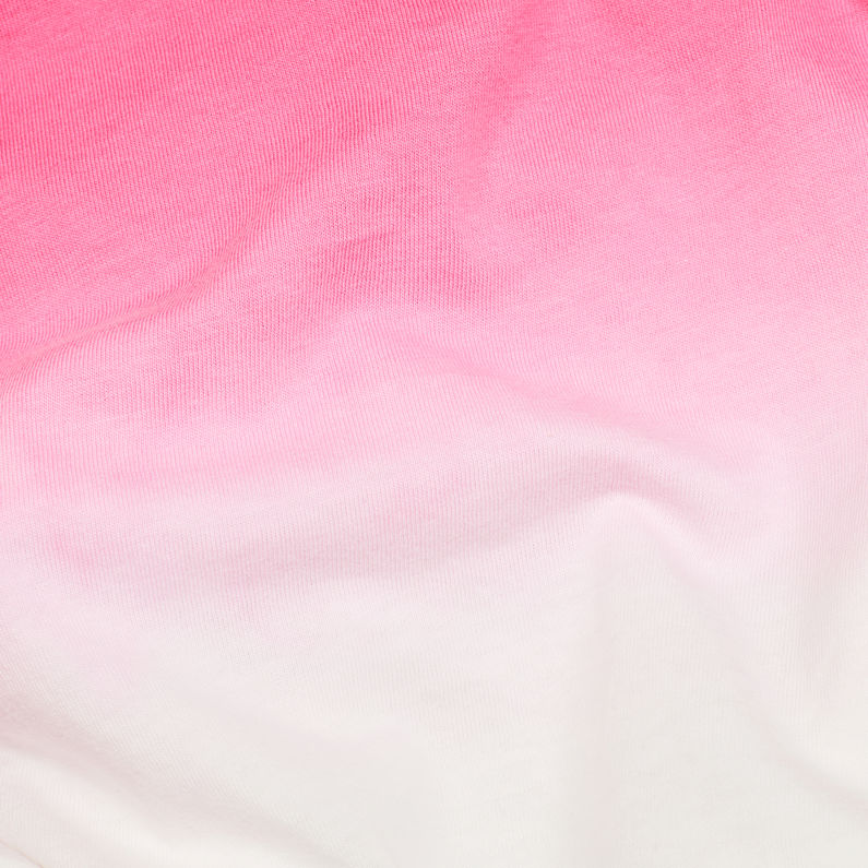 G-Star RAW® Mysid Dip Top Pink fabric shot